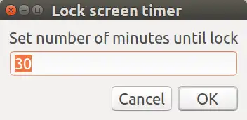 Lock Screen Timer