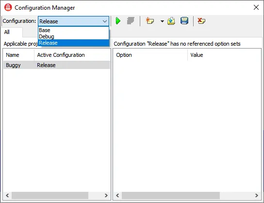 Project / Configuration Manager