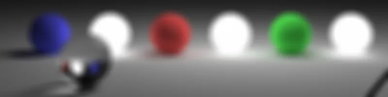 blurred balls