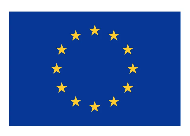在 iPhone 12 模拟器上运行的欧盟旗帜演示