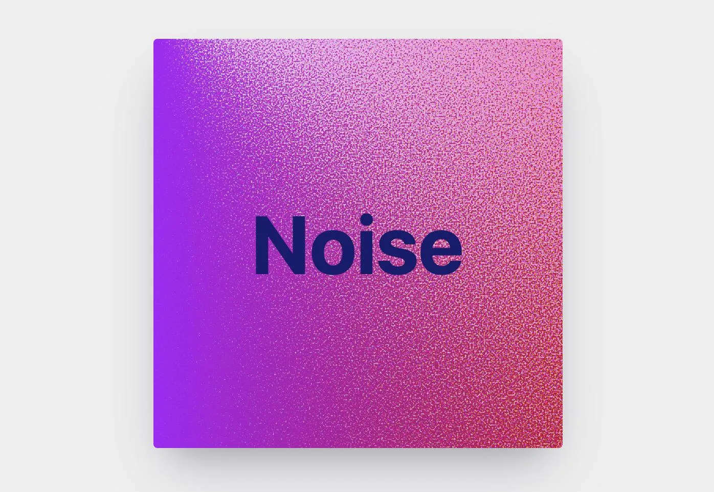 Noise using css