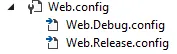 web.config.debug and web.config.release