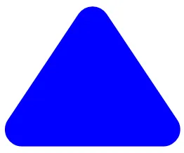 rounded triangle