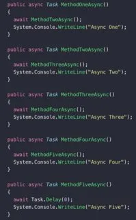 Async method chain