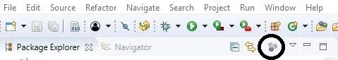 Eclipse package explorer view