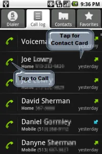 Android通话记录