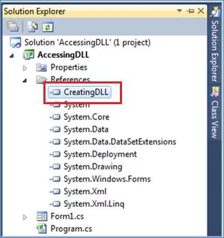 使用Visual Studio .NET创建C＃类库（DLL）