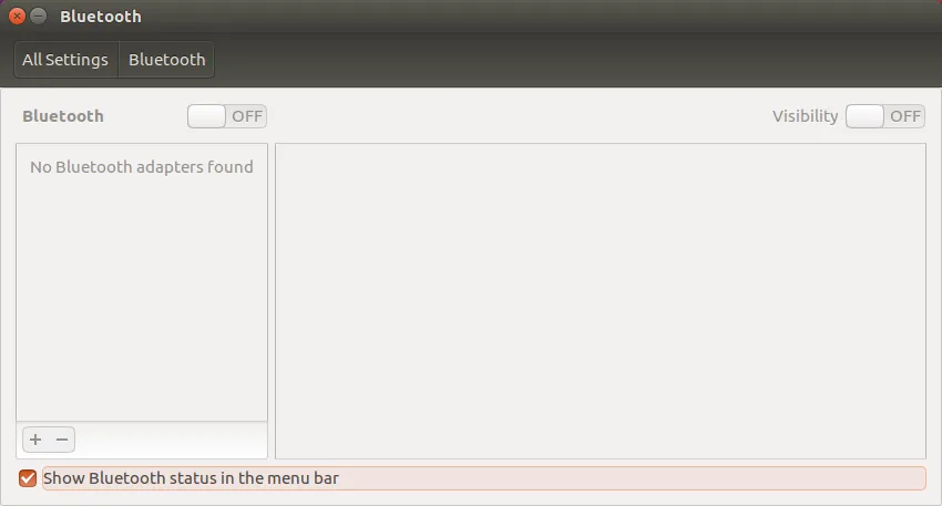 Ubuntu Shows No Bluetooth Adaptor found