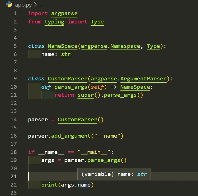 PARSED ARGS