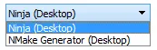 Ninja or NMake only