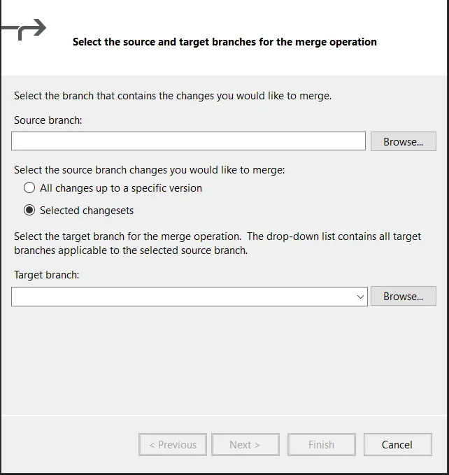 TFS Source Control Merge Wizard