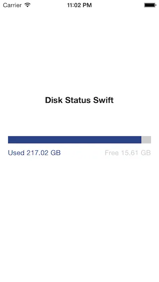 使用Swift获取磁盘空间状态