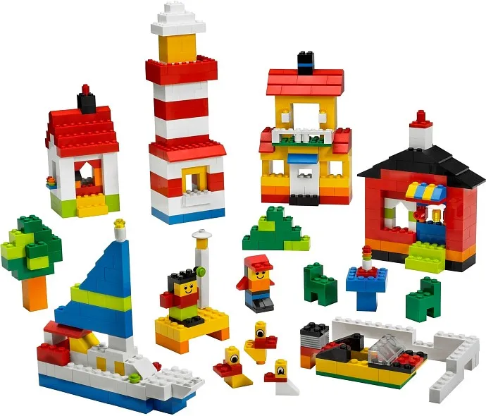 Lego toys build using Lego bricks