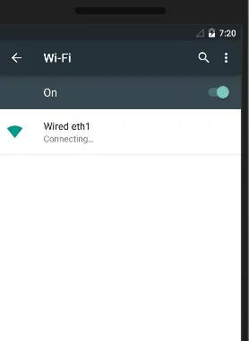 Wifi Connecting snapshot