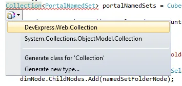 Replace Collection with System.Collections.ObjectModel.Collection