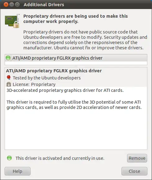 Image of Additional drivers window