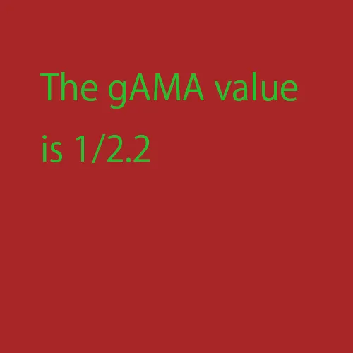 This image's gAMA value is 0.4545(1/2.2)