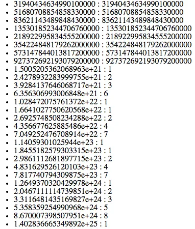fibonacci sequence scientific notation
