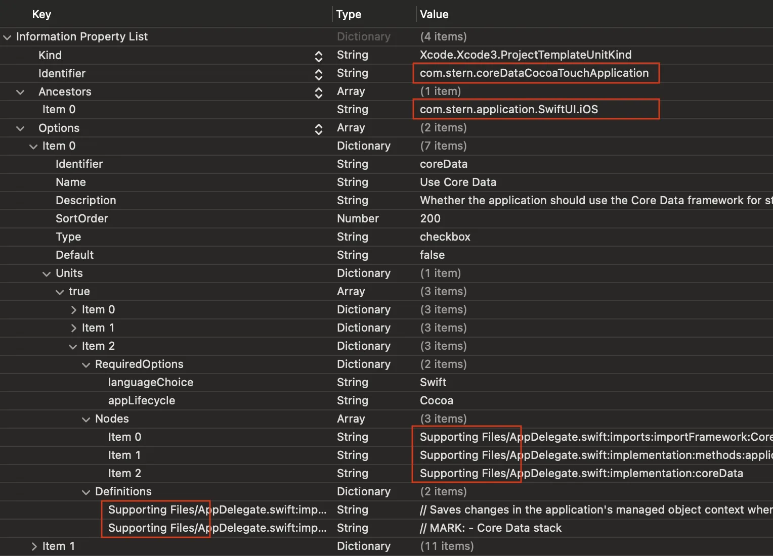 Core Data Cocoa Touch App.xctemplate