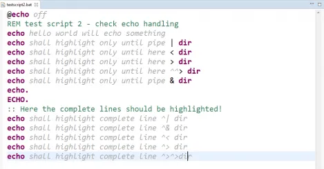 Batch-Editor example screenshot (echo handlig white theme)
