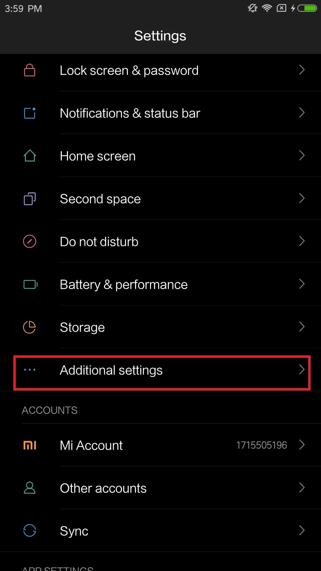 Mi Developer Mode Additional Settings