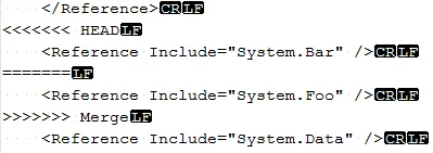 Merge using LFs