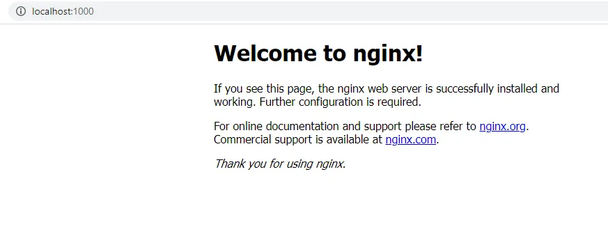 Web浏览器中的nginx