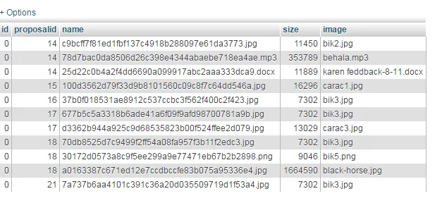 MySQL 数据表