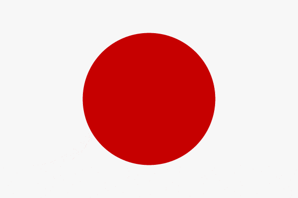 日本国旗，用于纹理