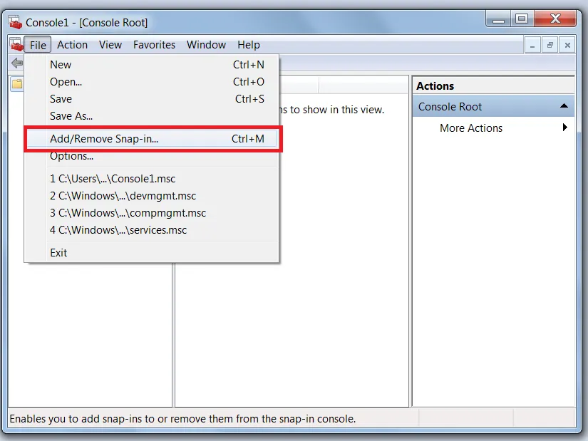 add snap-in