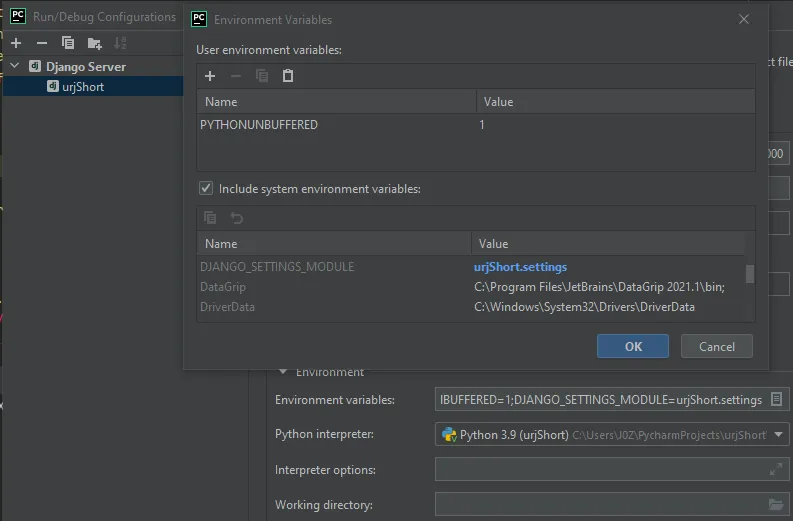 DJANGO_SETTINGS_MODULE变量配置以避免错误