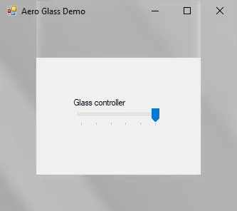 Aero Glass Demonstration