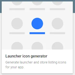 Launcher icon generator