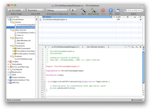 Xcode Screenshot