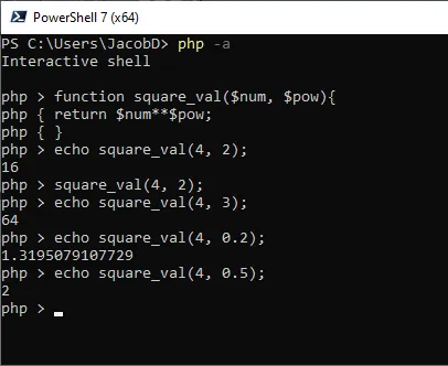 php-shell-command-line
