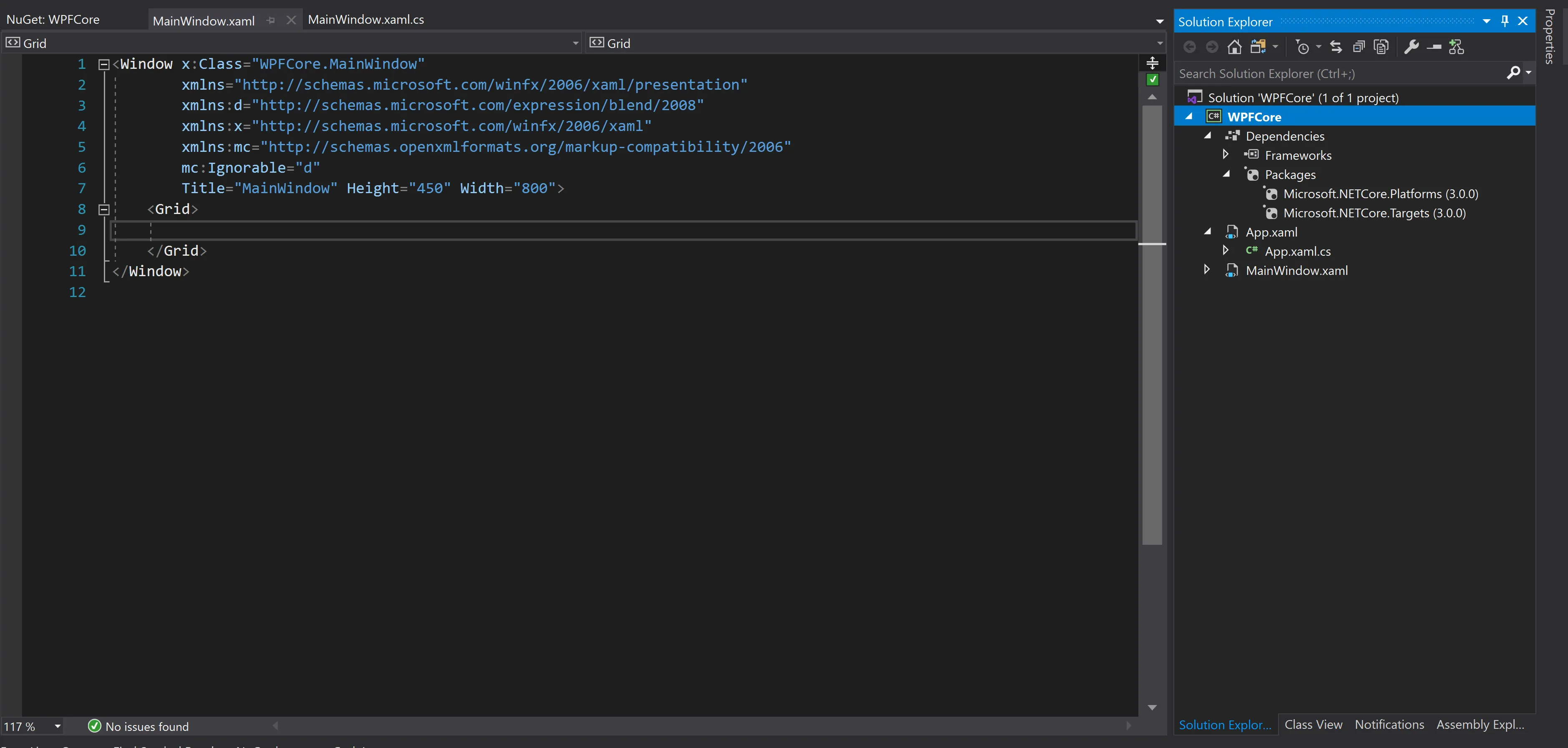 Image from Visual Studio Environment