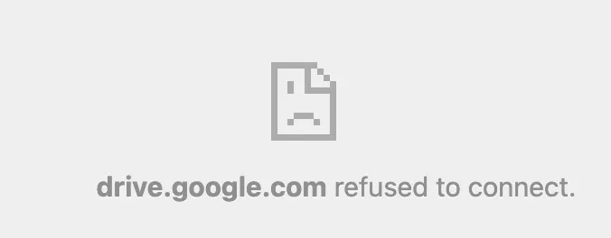 Google Refuses to Connect in iframe embed