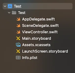 Xcode files in standard locations