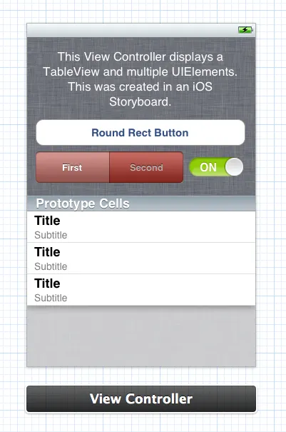 UITableView inside a UIViewController