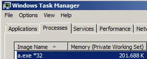 Windows 2008R2 Memory usage