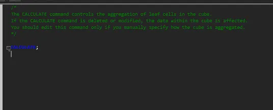 Clean MDX Calculations