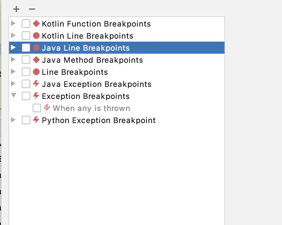 Disable all old breakpoints