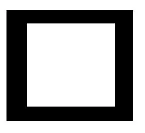 Here's a 2D shape  (it's perfectly square):