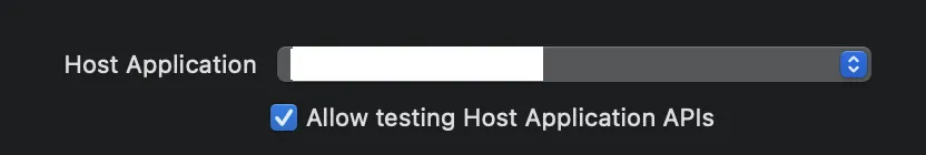 Host Application setting