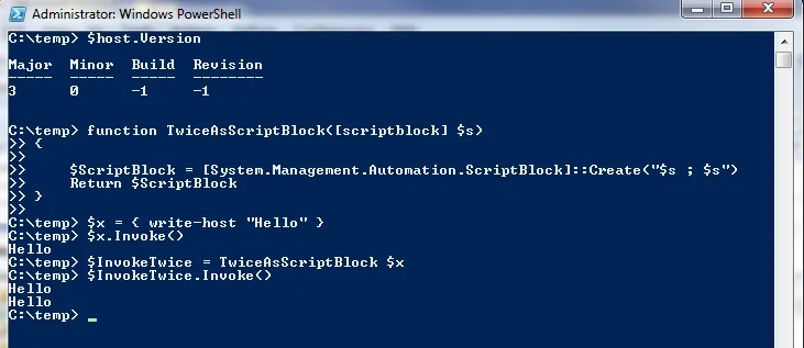 Powershell Return Scriptblock