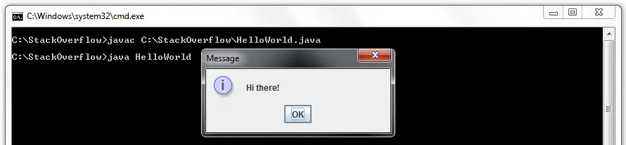 Java class up and running