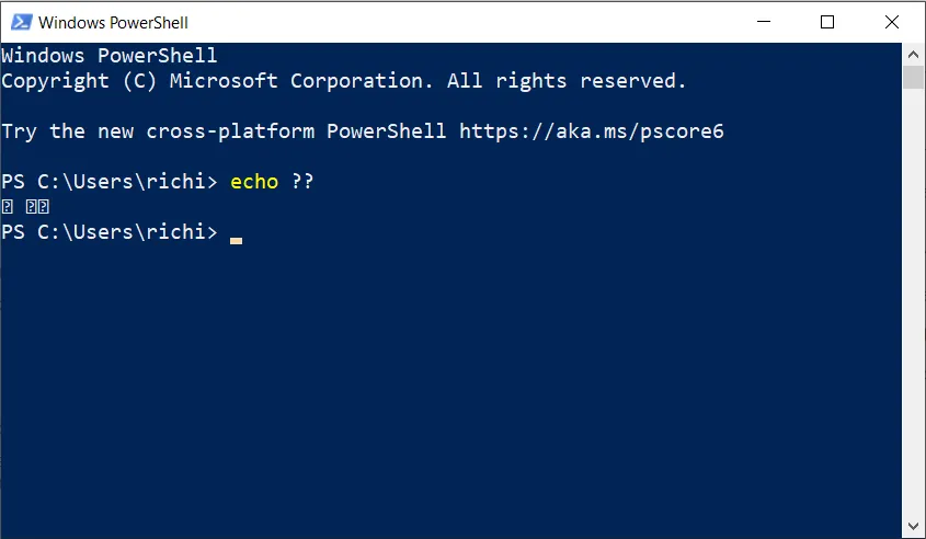 Windows Powershell