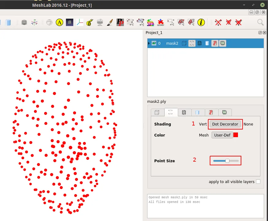 Dot decorator