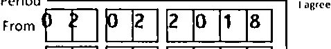 Digits intersecting boxes