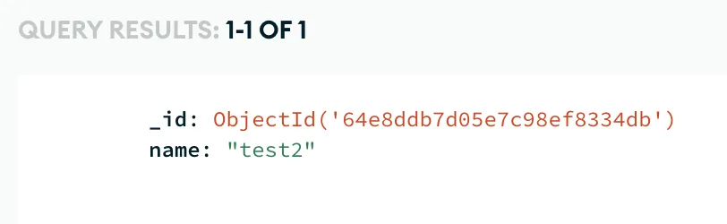 ObjectId类型id示例